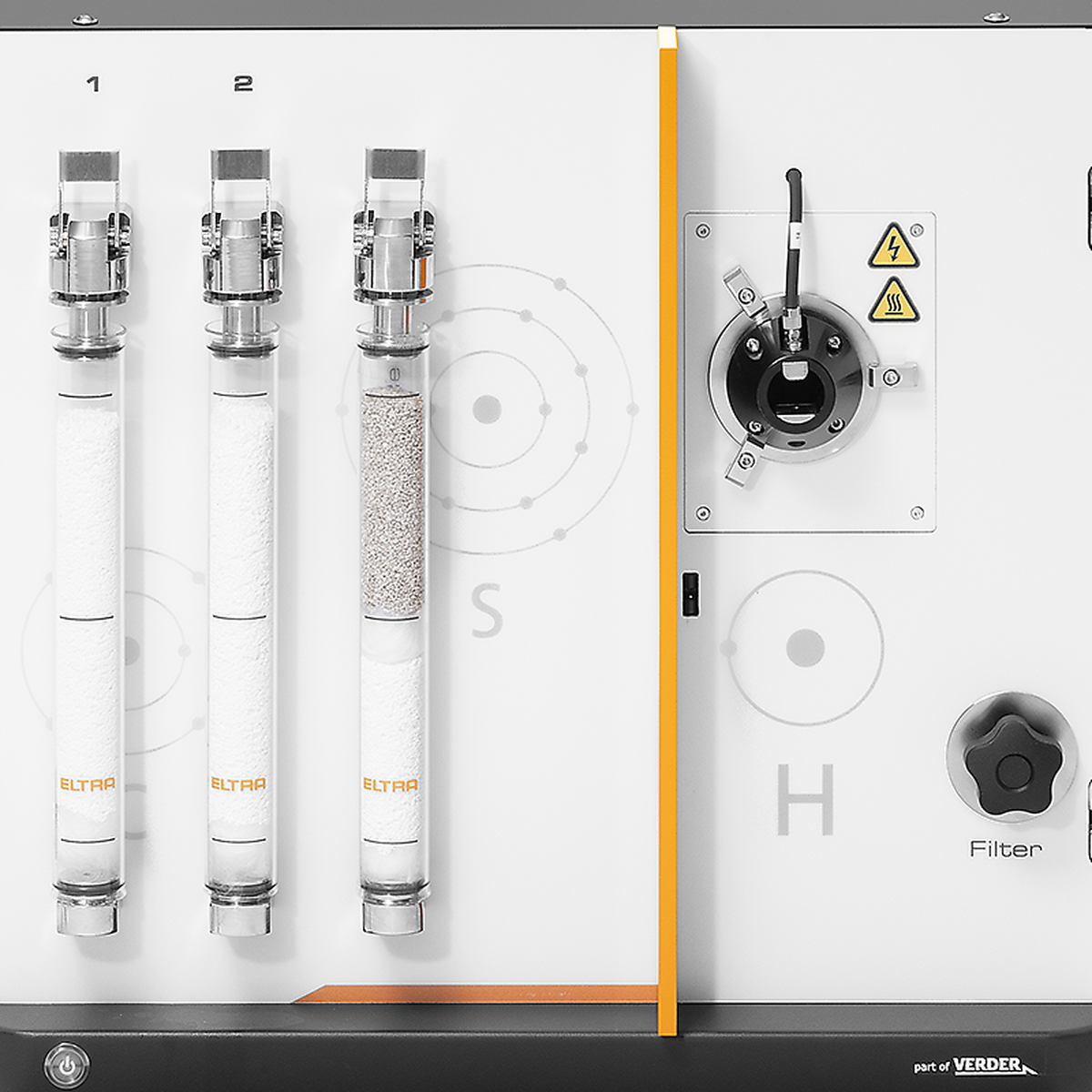 анализатор углерода водорода серы, ELEMENTRAC CHS-r, элементный анализ, ИК-детекция, сжигание в кислороде, определение C H S, лабораторный анализатор, Eltra GmbH